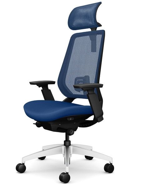 Ергономічне крісло OKAMURA ABILIS CB MEDIUM BLUE для оператора 03365 фото