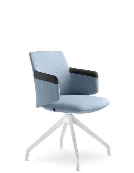 Конференц-крісло LD SEATING MELODY MEETING 360, F90-WH на ніжках 126185 фото