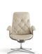 Лаунж-крісло KRESLALUX PRIME-ON-M KHAKI, шкіряне 03315 фото 2