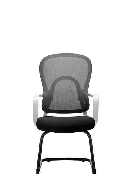 Ергономічне крісло KRESLALUX GO-SIT 645-C LIGHT GREY, для відвідувача, на полозах 03177 фото