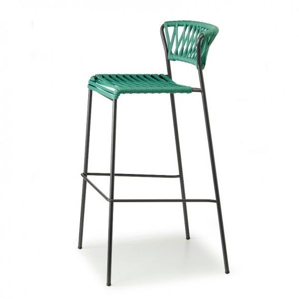 Барний стілець SCAB Design Lisa 2871 Fil&ograve; Antracite Mint 371215428 фото