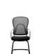 Ергономічне крісло KRESLALUX GO-SIT 645-C LIGHT GREY, для відвідувача, на полозах 03177 фото 3