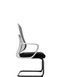 Ергономічне крісло KRESLALUX GO-SIT 645-C LIGHT GREY, для відвідувача, на полозах 03177 фото 5