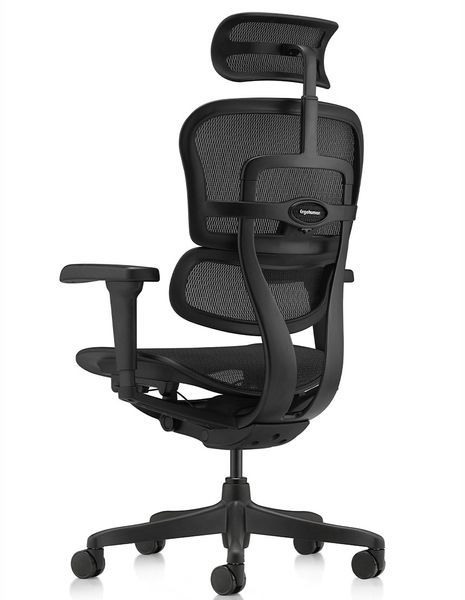 Ергономічне крісло ERGOHUMAN ULTRA ALL BLACK (EHU-BB-HAM-4D, сітка T-168-B1 BLACK) 03220 фото