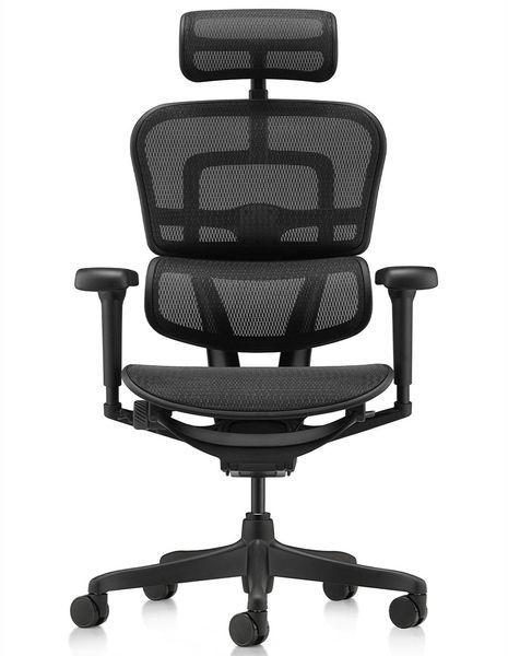 Ергономічне крісло ERGOHUMAN ULTRA ALL BLACK (EHU-BB-HAM-4D, сітка T-168-B1 BLACK) 03220 фото