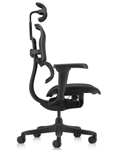 Ергономічне крісло ERGOHUMAN ULTRA ALL BLACK (EHU-BB-HAM-4D, сітка T-168-B1 BLACK) 03220 фото