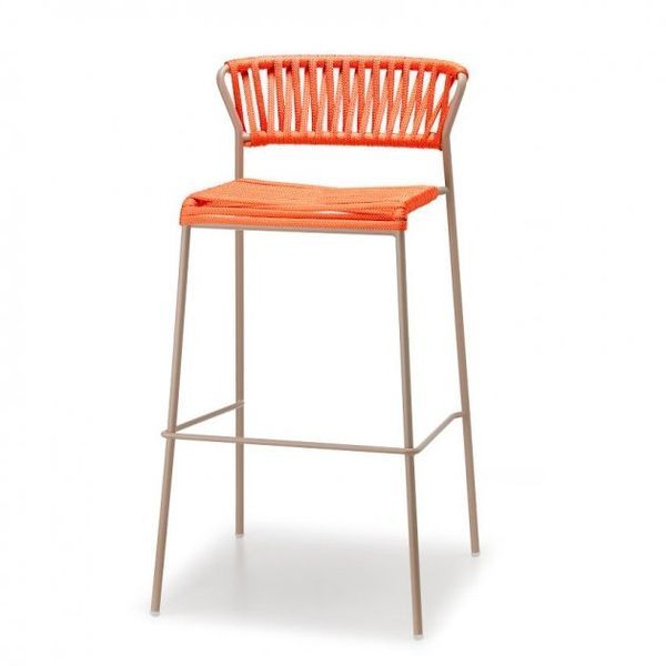 Барний стілець SCAB Design Lisa 2871 Fil&ograve; Dove Grey Orange 371215398 фото