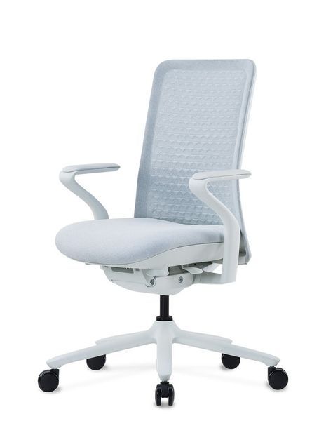 Ергономічне крісло KRESLALUX POLY ICE WHITE, тканинне 113670 фото