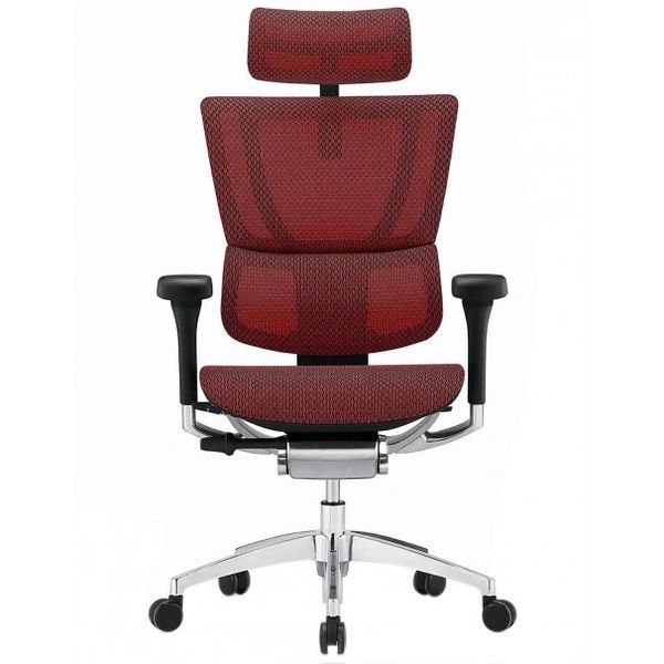 Ергономічне крісло MIRUS-IOO 2 (IOOE2-AB-HAM-5D-L, сітка T-168-B3 Scarlet) 113960 фото