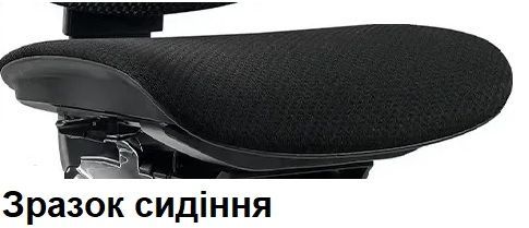Ергономічне крісло MIRUS-IOO PROJECT 2 з тканинним сидінням (IOOB2WB-AB-HBM-F, СІТКА Т-168-В1 Black + тканина АS9080-1 Black) 113964-4 фото