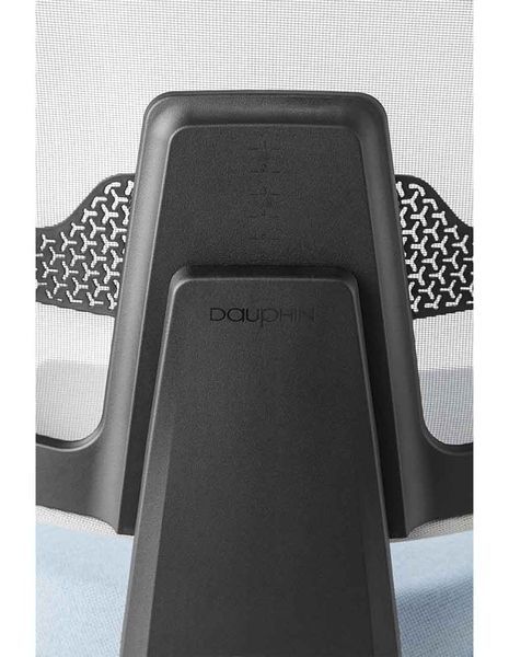 Ергономічне крісло DAUPHIN INDEED ID 7056 BLACK 03003 фото