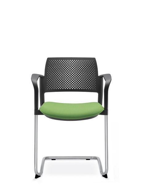 Крісло LD SEATING DREAM+ 101BL-Z, BR для відвідувачів, на полозах 126149 фото
