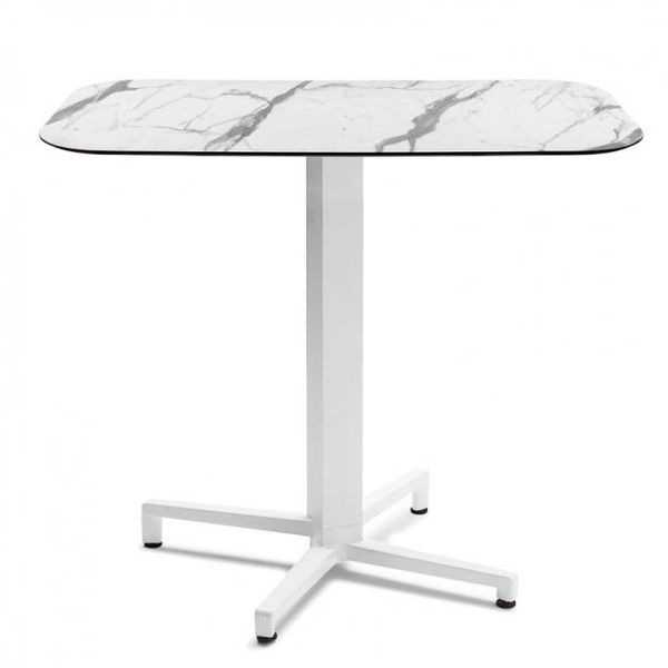 Стіл SCAB Design Domino Folding 70x70 White Marble 375220116 фото