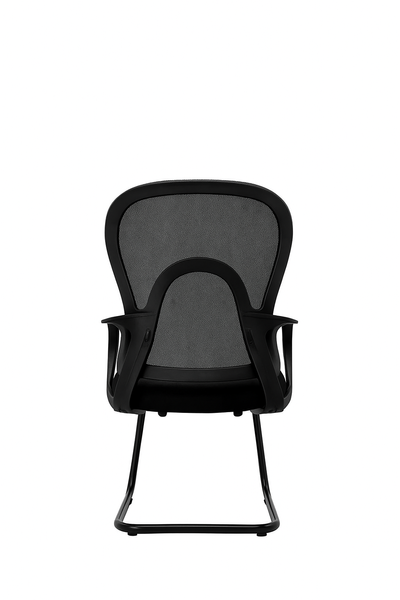Ергономічне крісло KRESLALUX GO-SIT 645-C LIGHT BLACK, для відвідувача, на полозах 03177-1 фото