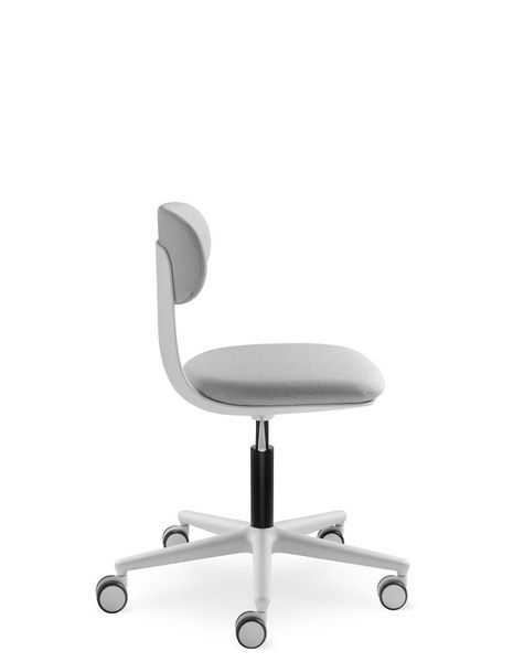 Крісло LD SEATING ZOE 220-WH для відвідувачів, на колесах 126242 фото