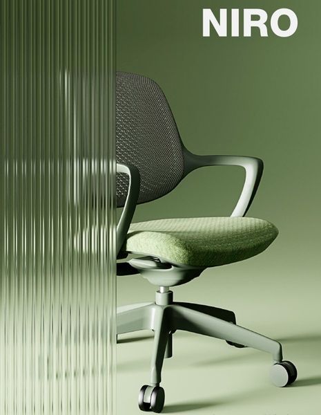 Крісло KRESLALUX NIRO-D34 GREEN, для відвідувача 03330 фото