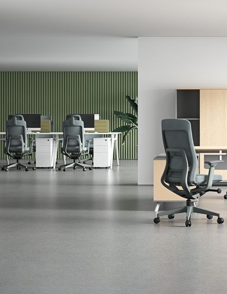 Ергономічне крісло KRESLALUX GRAPHIS 8016-B BLACK 03280 фото