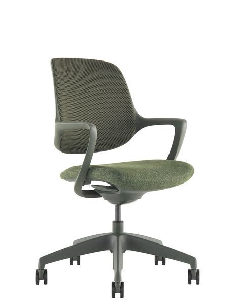 Крісло KRESLALUX NIRO-D34 GREEN, для відвідувача 03330 фото