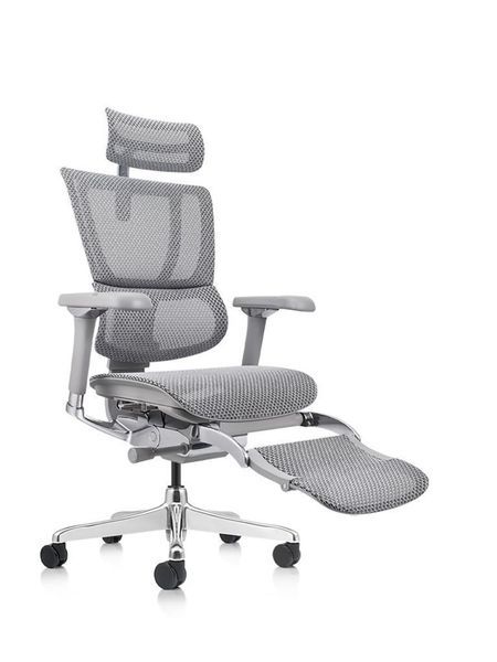 Ергономічне крісло MIRUS-IOO ELITE 2 (IOOE2-AG-HAM-5D-L-LM, T-168-B2) з підставкою для ніг 05798 фото