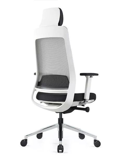 Ергономічне крісло KRESLALUX FILO-A1 WHITE (Grey + Black) 113642 фото