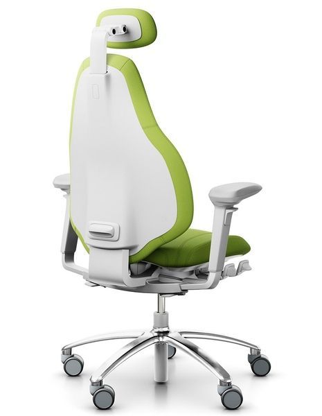 Ергономічне крісло FLOKK RH MEREO 220 SILVER GREY, салатове (Nexus) 113656 фото