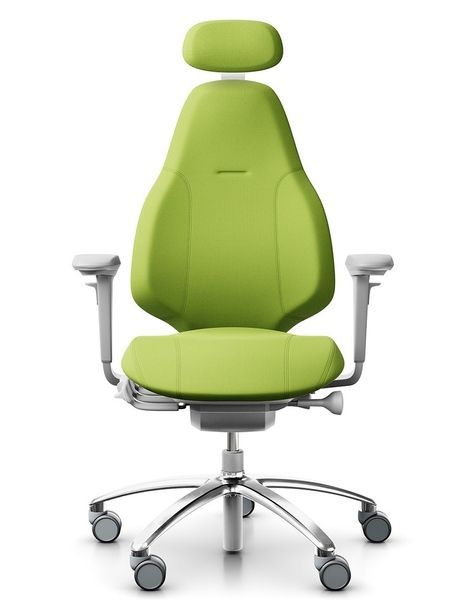 Ергономічне крісло FLOKK RH MEREO 220 SILVER GREY, салатове (Nexus) 113656 фото