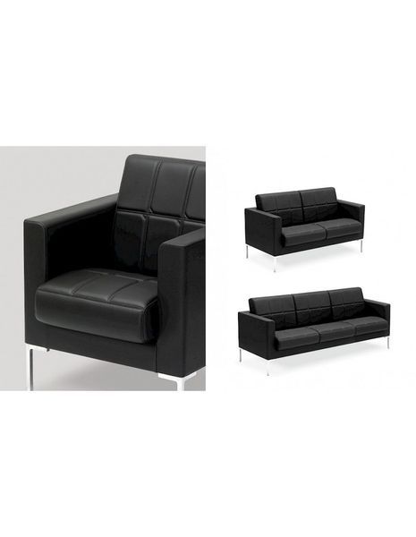 Крісло SITLAND MATRIX ARMCHAIR, шкіряне, для відвідувачів 123790 фото
