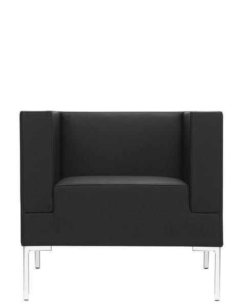 Крісло SITLAND MATRIX ARMCHAIR, шкіряне, для відвідувачів 123790 фото
