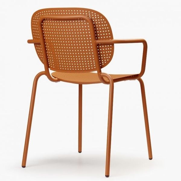 Крісло SCAB Design Si-Si Dots 2504 Terracotta 372742803 фото