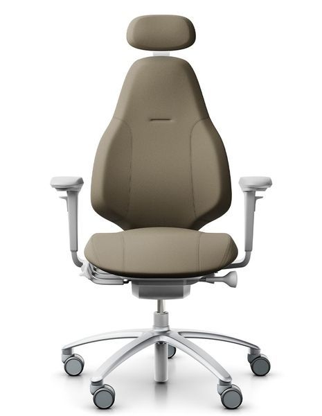 Крісло FLOKK RH MEREO 220 SILVER GREY ергономічне, новозеландська вовна FOCUS (GABRIEL) 116031 фото