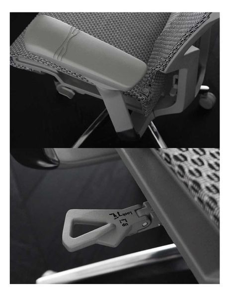 Ергономічне крісло COMFORT POFIT 2 GREY з анатомічною підтримкою 116994 фото