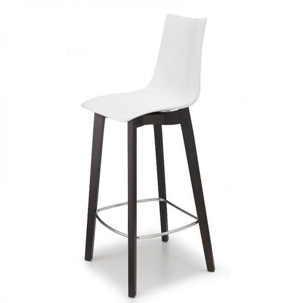 Барний стілець SCAB Design Zebra Natural Antishock 2810 Wenge White 371215599 фото