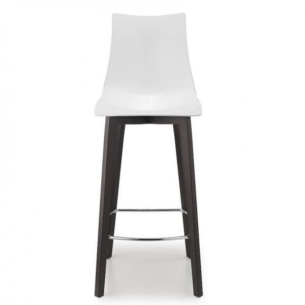 Барний стілець SCAB Design Zebra Natural Antishock 2810 Wenge White 371215599 фото