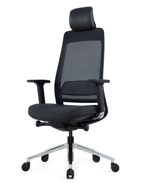 Ергономічне крісло KRESLALUX FILO-A1 (Black + Black) 113649 фото