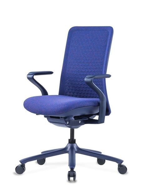 Ергономічне крісло KRESLALUX POLY PURPLE BLUE, тканинне 113669 фото