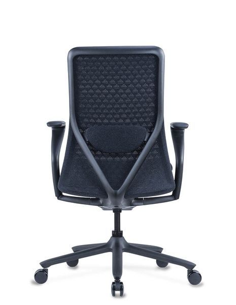 Ергономічне крісло KRESLALUX POLY PURE BLACK, тканинне 113670 фото