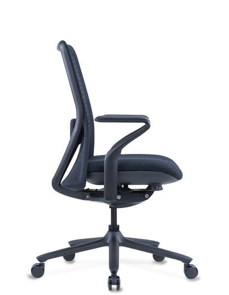 Ергономічне крісло KRESLALUX POLY PURE BLACK, тканинне 113670 фото