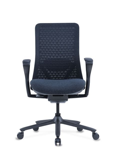 Ергономічне крісло KRESLALUX POLY PURE BLACK, тканинне 113670 фото