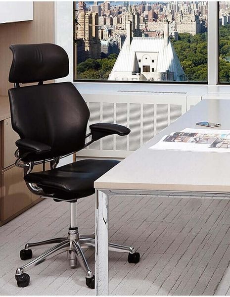 Ергономічне крісло HUMANSCALE FREEDOM (TL21A), шкіряне 113888 фото