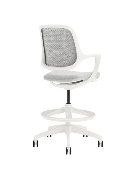 Барне крісло KRESLALUX BARSTOOL NIRO-D02 WHITE 01977-5 фото