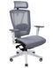 Крісло ERGO CHAIR 2 MESH WHITE, ергономічне, сіре
