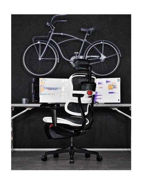 Ергономічне крісло ERGOHUMAN ULTRA GAMING AURORA WHITE геймерське 116988 фото