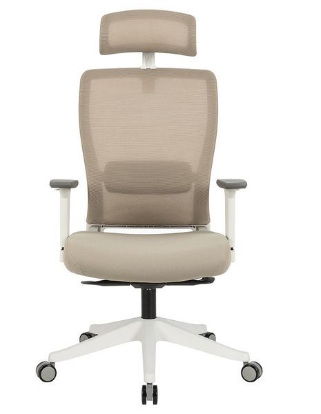 Ергономічне крісло офісне KRESLALUX OPTI-ON BEIGE, для оператора 116834 фото