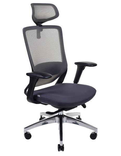 Ергономічне крісло KRESLALUX SWIFT GHB DARK GREY ALU 113842 фото