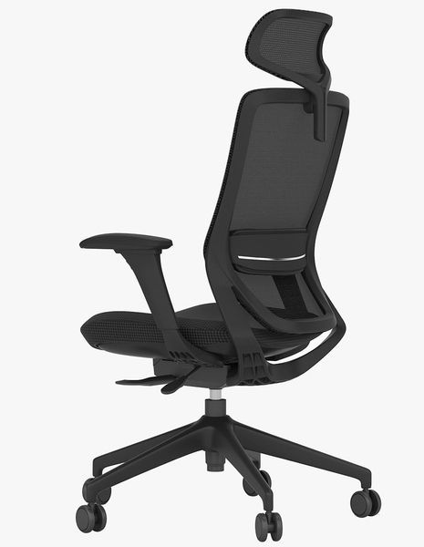 Ергономічне крісло KRESLALUX SWIFT GHB BLACK, офісне, комп'ютерне 116773 фото