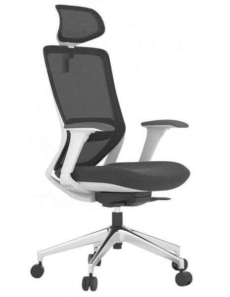Ергономічне крісло KRESLALUX SWIFT GHW LIGHT GREY ALU, офісне 113838 фото