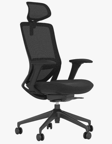 Ергономічне крісло KRESLALUX SWIFT GHB BLACK, офісне, комп'ютерне 116773 фото