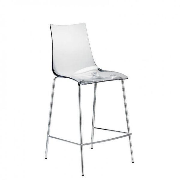 Напівбарний стілець SCAB Design Zebra Antishock 2546 Transparent 371215269 фото