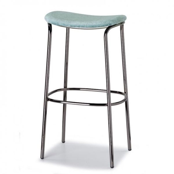 Барний табурет SCAB Design Trick Pop 2538 h77 Glossy Nickel Light Blue 371215506 фото
