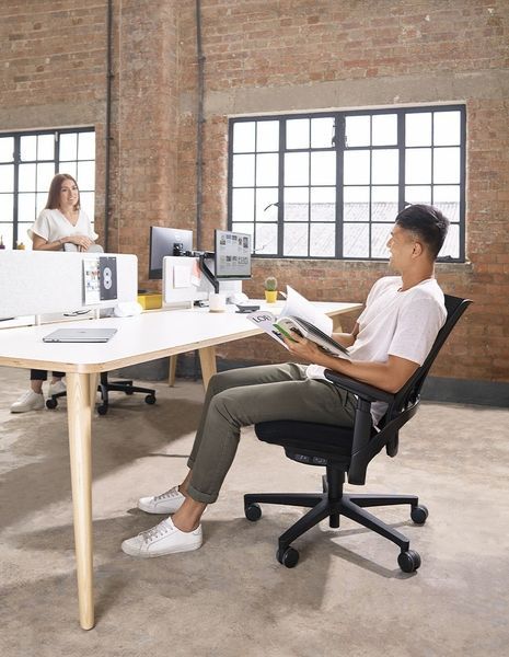 Крісло SENATOR I-WORKCHAIR 2.0 BLUE DRIFT ергономічне, тканинне 116039 фото